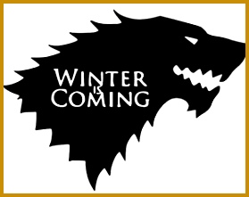 Game of Thrones Winter is ing Stark Vinyl Decal Sticker Cars Trucks Vans Walls Laptops Cups Black 5 5 In KCD786 221279