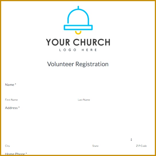 church volunteer registration 544544