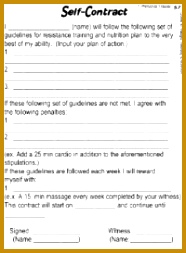 Self Contract 186253