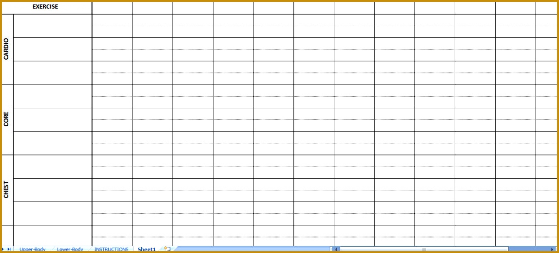 Excel Workout Routine Sheets 0ckwt workout routine sheets 5211147
