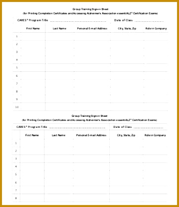 Training Sign In Sheet Template 9 Free Word PDF Documents fhu5d Group Training Sign In Sheet 418362