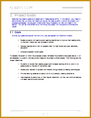 Grant Template Instant Download 300387