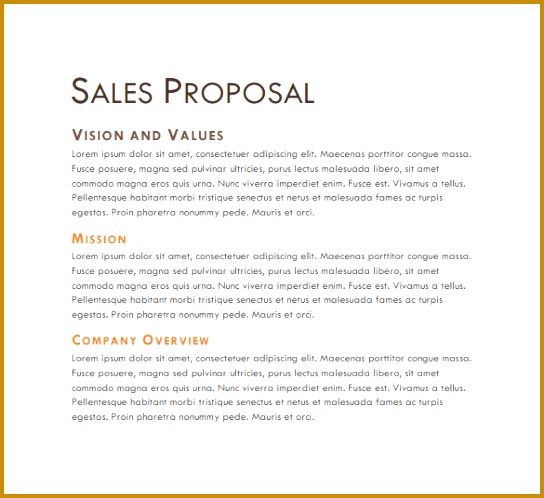 Sales Proposal Final Template 498544