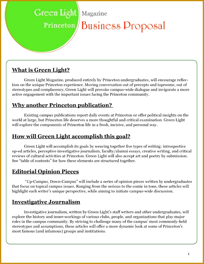 Sample Business Proposal Template Doc Proposal Sample Doc Proposal Business 9 Best Business Proposals Printable 684885