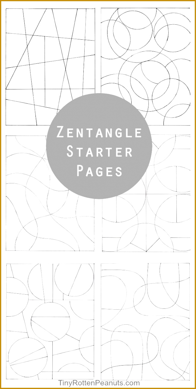 Zentangle starter pages and zentangle patterns 6511294