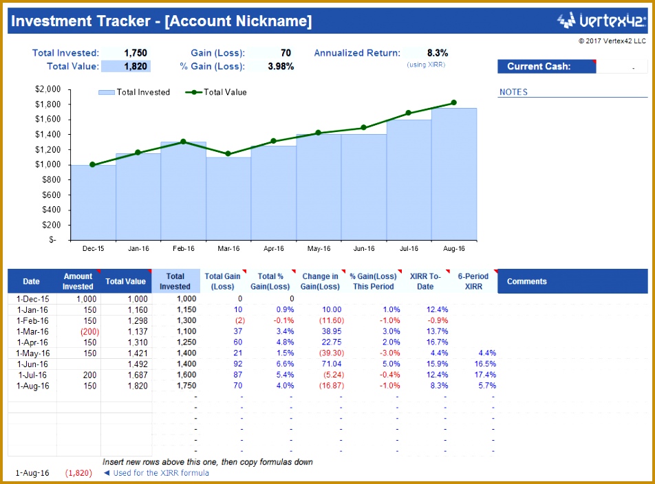 Simple Investment Tracker 952704