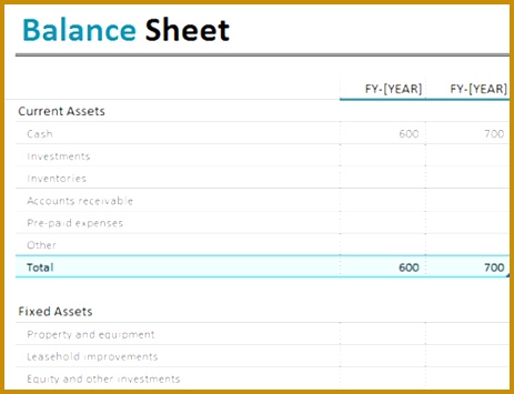 Balance sheet 355463