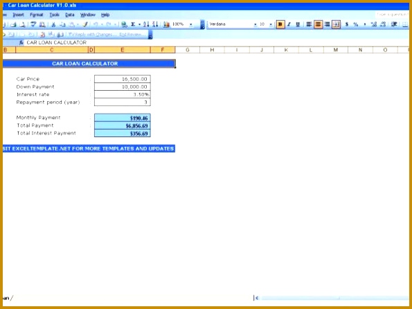 Balloon Loan Amortization Balloon Loan Amortization Schedule 20 car loan calculator template 595446