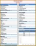 6 Balance Sheet Template