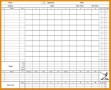 4 Baseball Score Card Template