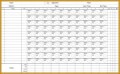 3 Baseball Scorecard Template