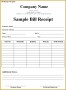 3 Bill Receipt Template