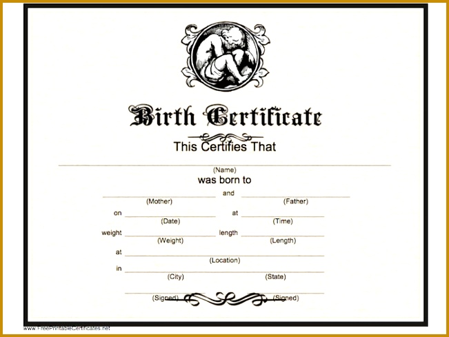 Birth Certificate Template 02 489651