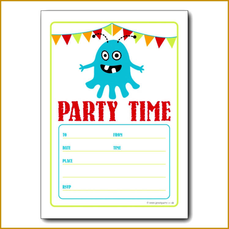 5 party invitation templates 749749