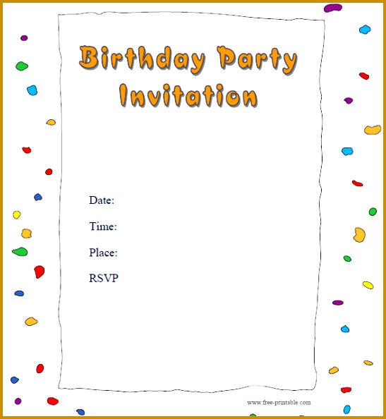 birthday invitation template 594547
