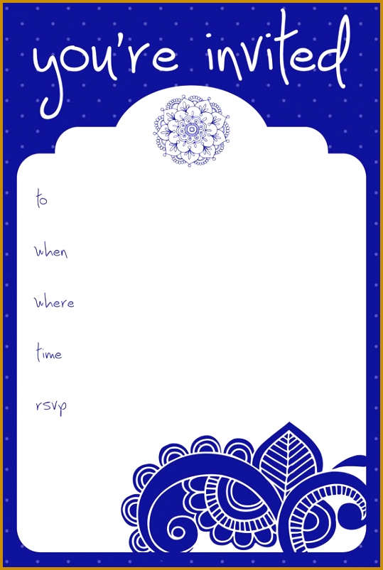 post birthday invitation blank templates 803539