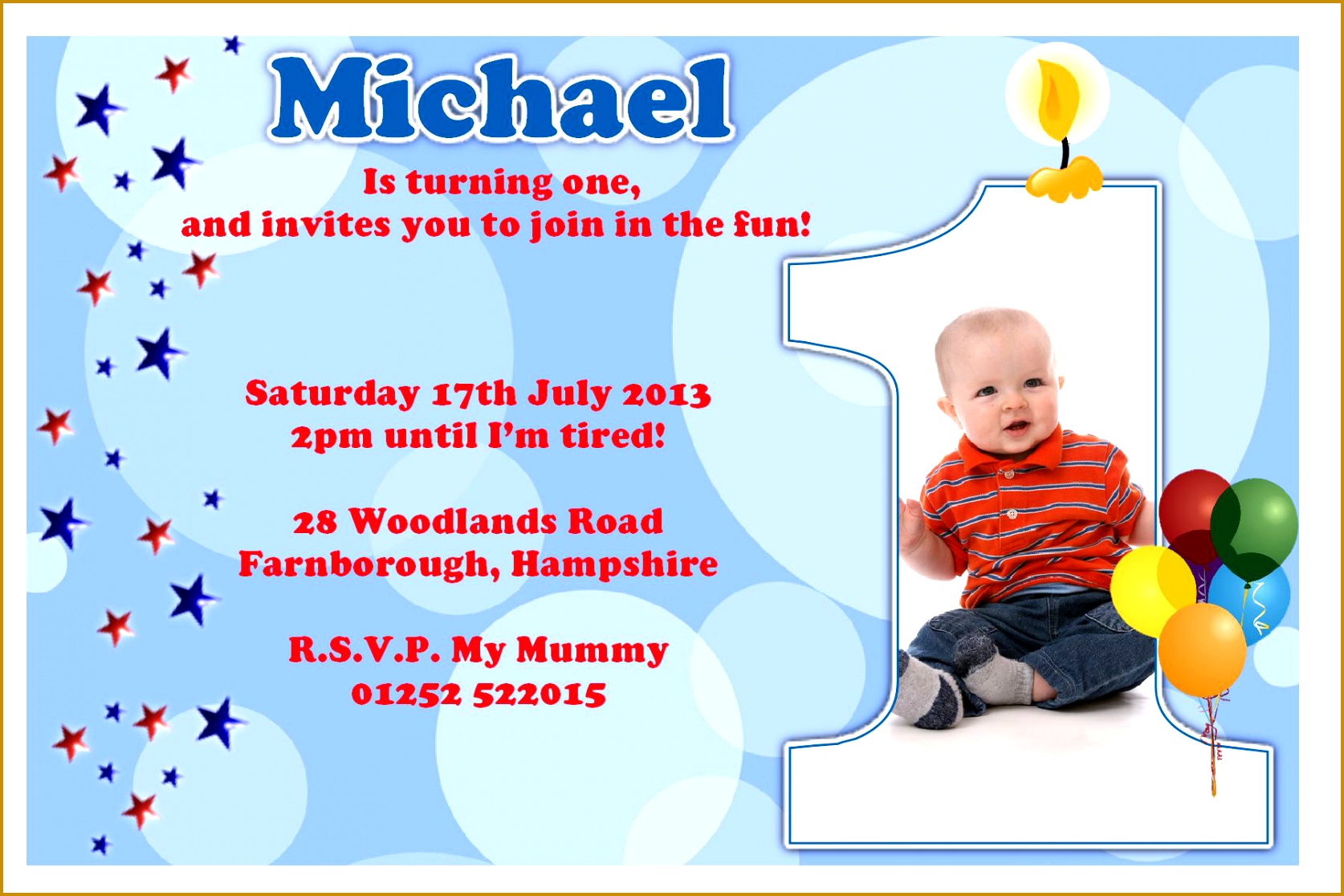 birthday party invitation template sample 16741116