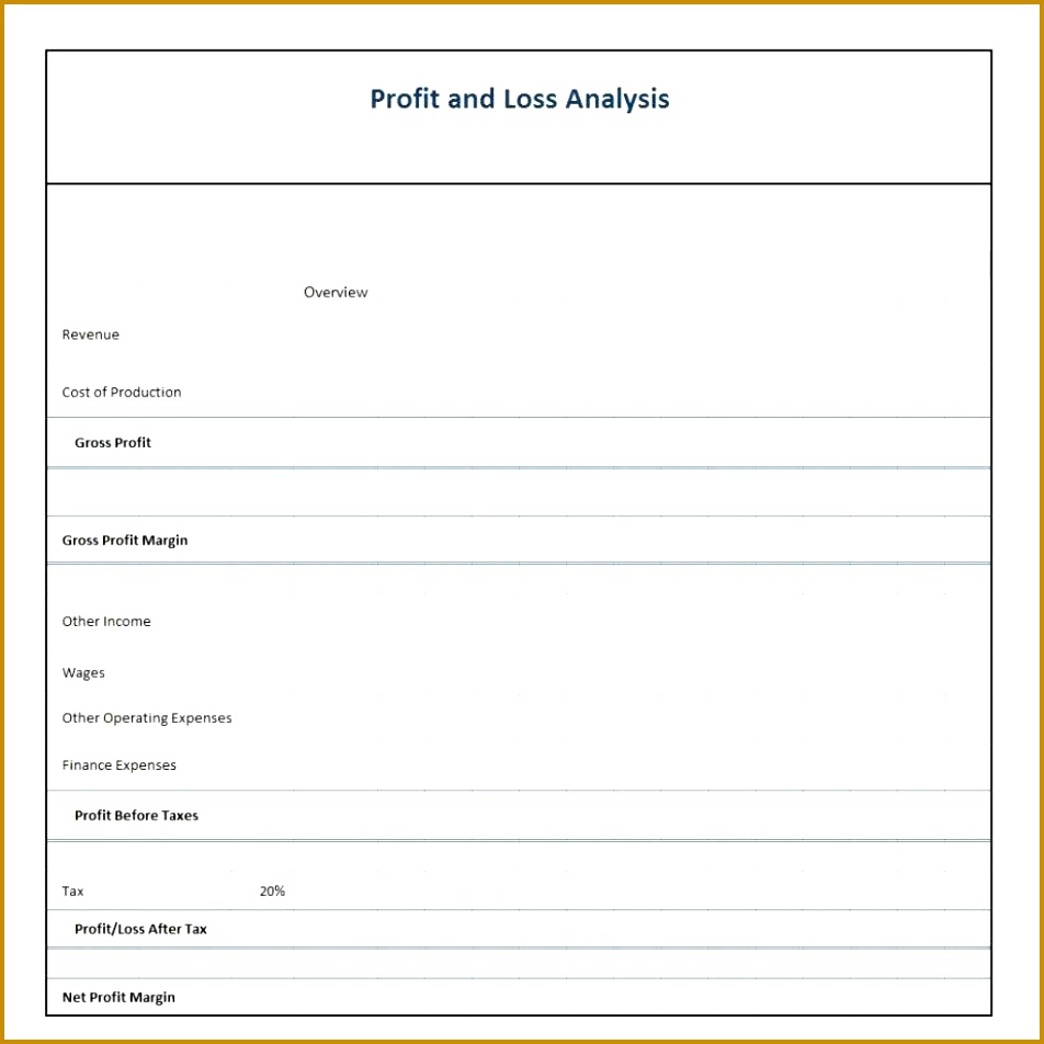 Blank Profit And Loss Statement Thebridgesummit within Profit &amp amp 952952