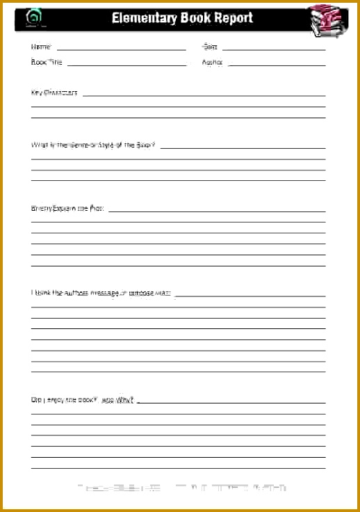 7 book report templates 736518