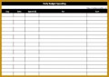 3 Business Daily Budget Spread Sheet Template