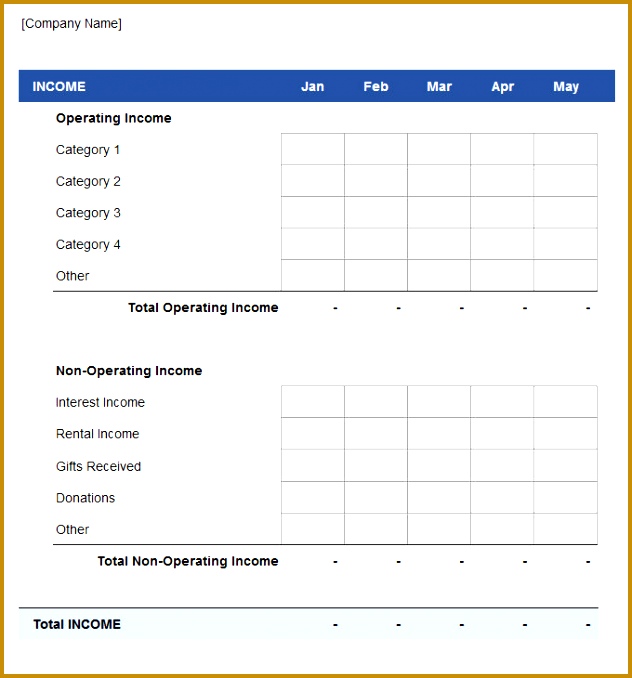 12 Months Business Marketing Bud Plan template 678632