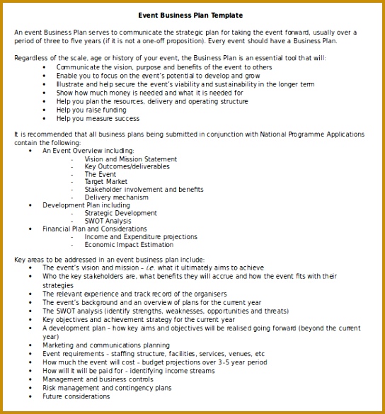 template for a business plan business plan templates 33 examples in word free premium template 585544
