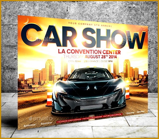 car show flyer 558488