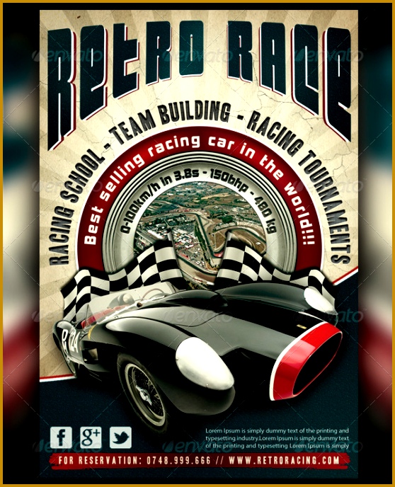 car show flyer 558688