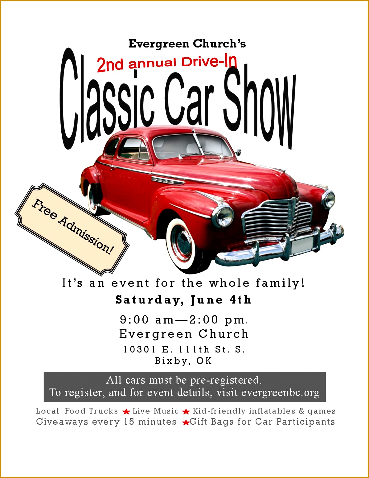 car show flyertml 15341185