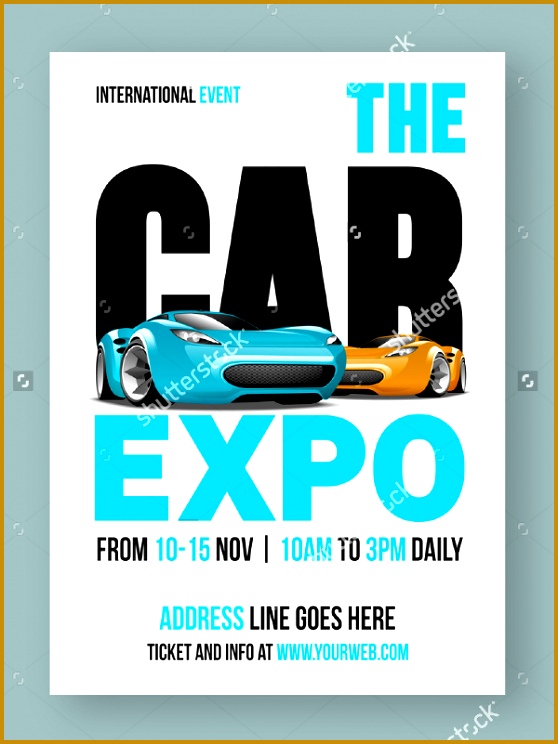 car show flyer template 744558