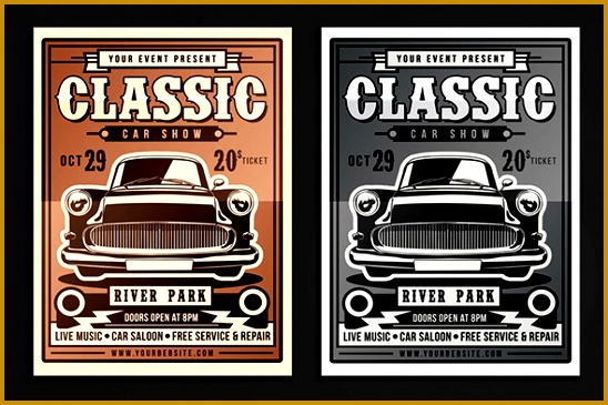 20 automotive flyer templates 365548