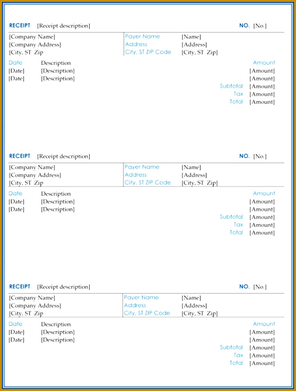 Doc Format for Receipt 6foqk format for receipt 797604