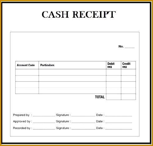 free cash receipt template word excel pdf format 468491