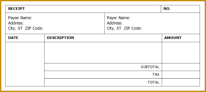 Download Cash Receipt Template in Excel and Word Format yhvqt cash receipt templates in excel and word 293657