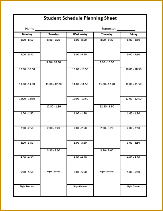 class schedule maker 569736