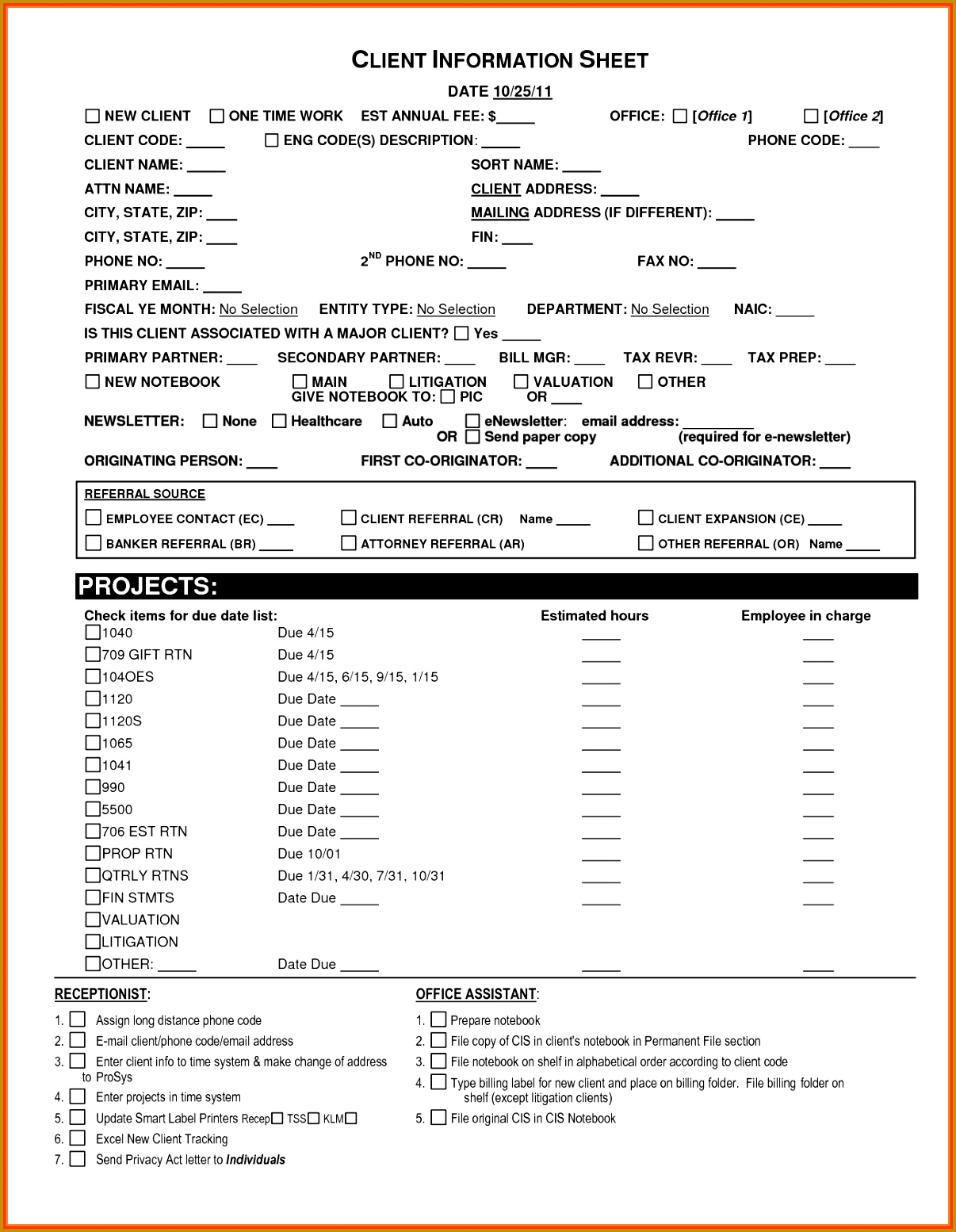 client information sheet template client information sheet template 15541206
