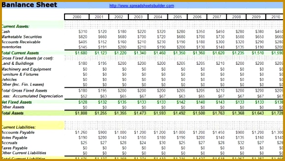 pany Balance Sheet Excel Format Balance Sheet Excel Template 328579