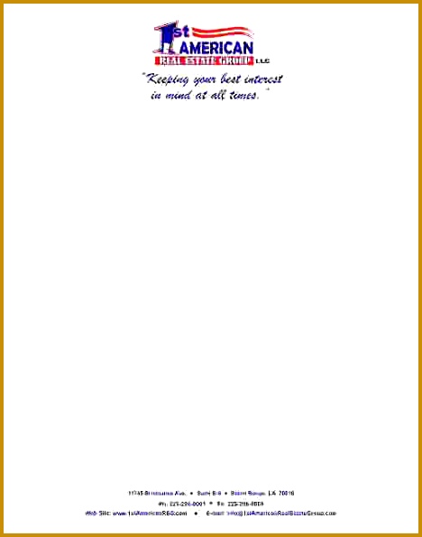 letterhead example 595468