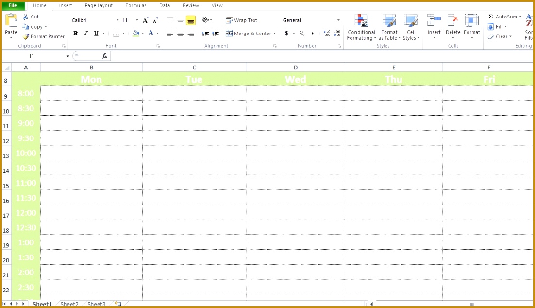 Conference Room Scheduler Excel Template 1102634