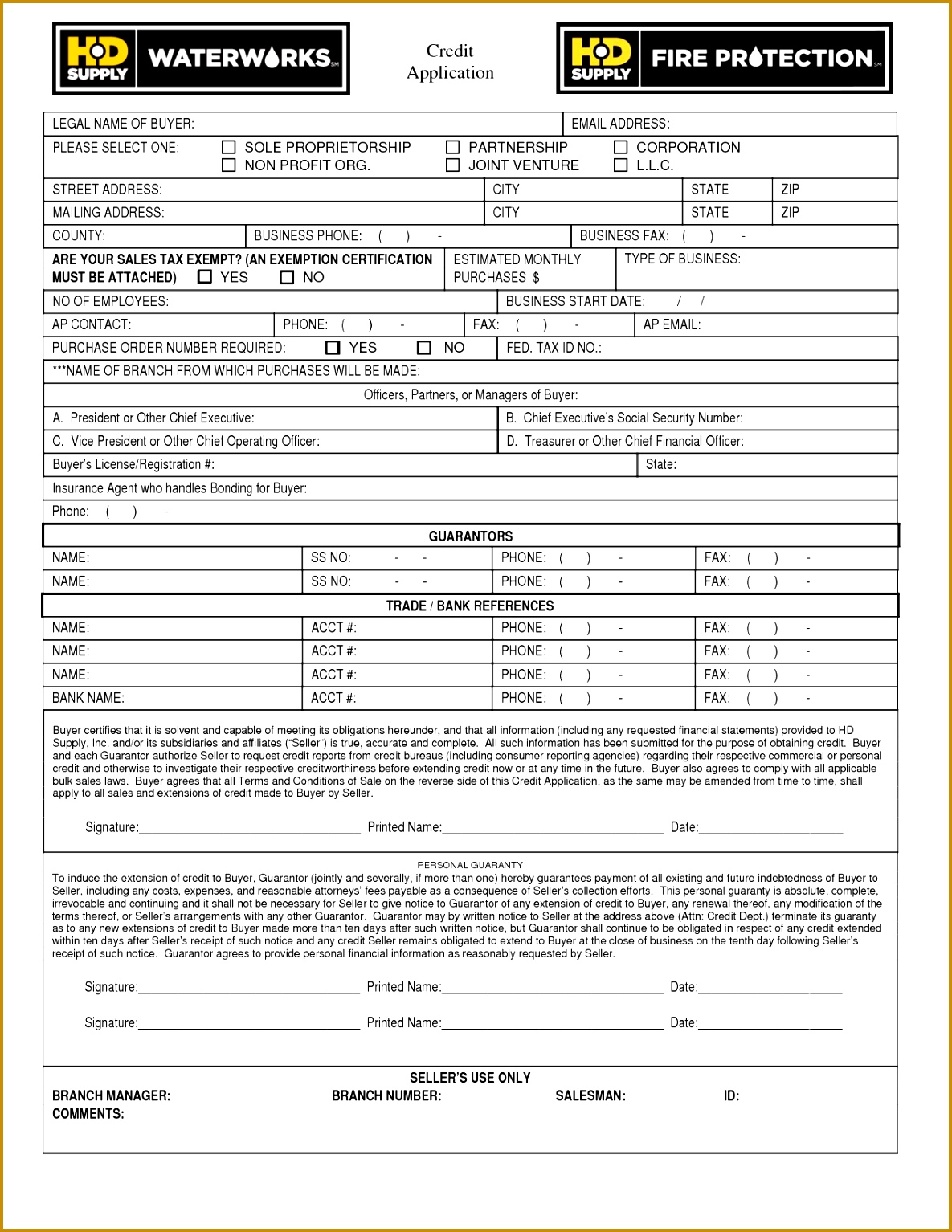 Others credit application form 11851534