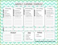 8 Daily Cleaning Checklist Template