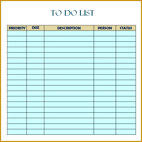 Sample To Do List Weekly To Do List Free Printable Perfect For Prioritizing Daily Goals Includes A " Get Organized With A Weekly To Do List 558558