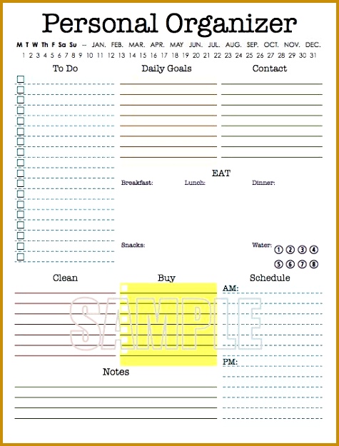 Sample Daily Planner Best 25 Daily Planner Pages Ideas ly Pinterest 475625