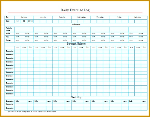 excel exercise templates 388499