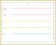 4 Daily Homework Schedule Template