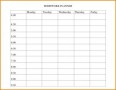 6 Daily Work Schedule Template