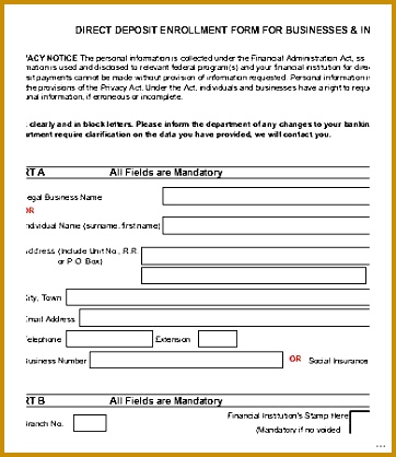 form for direct deposit 418362
