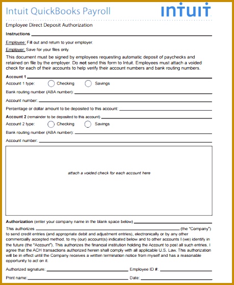 direct deposit form template 1654 556458