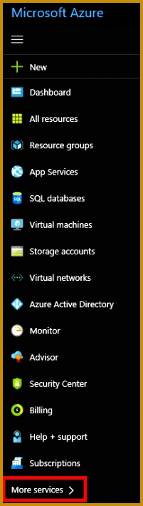 To find your saved templates select More services 710201