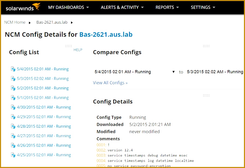 Config change templates 952654